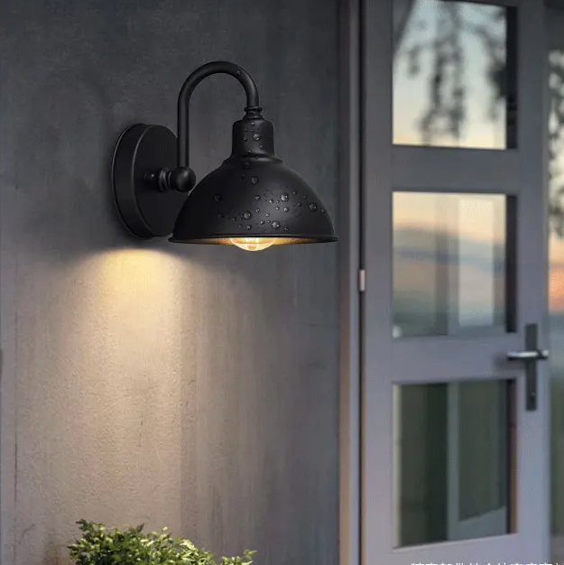 RetroGleam - Eleganta vattentäta vägglampor för utomhusutrymmen