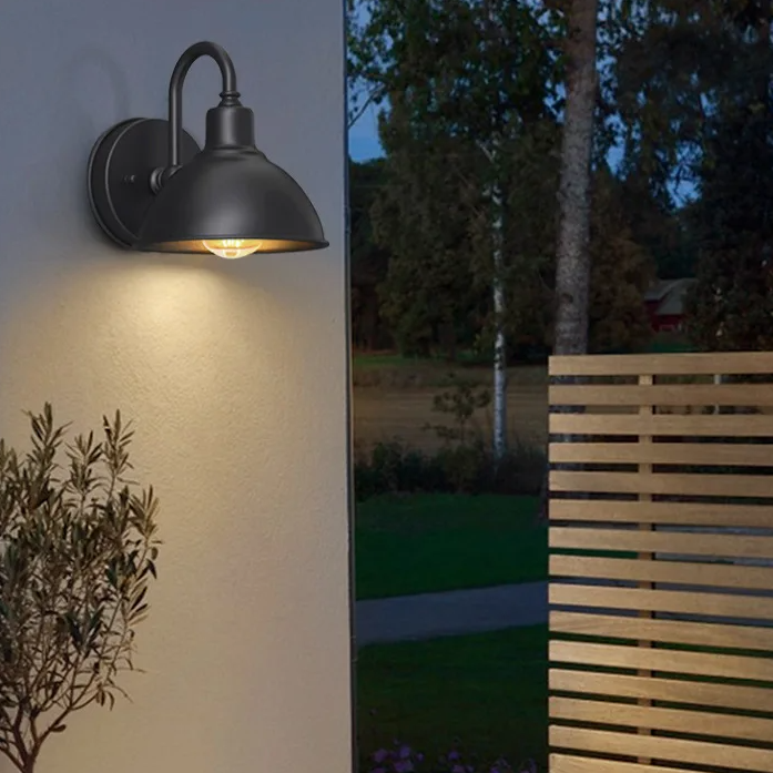 RetroGleam - Eleganta vattentäta vägglampor för utomhusutrymmen