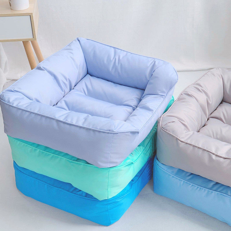 Vattentät Kylande Husdjurssoffa Med Andningsbart Tyg