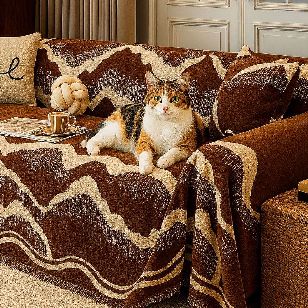 Wavescape Chenille Sofföde