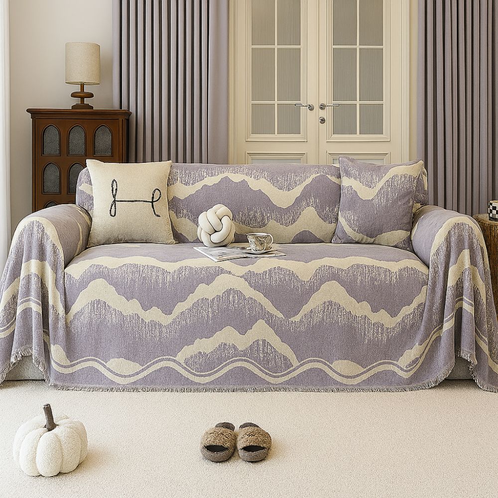 Wavescape Chenille Sofföde