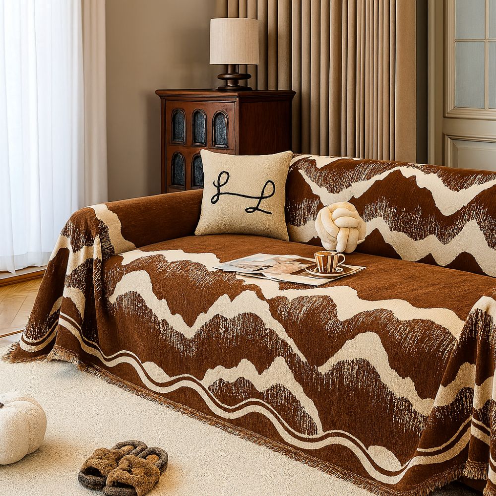 Wavescape Chenille Sofföde