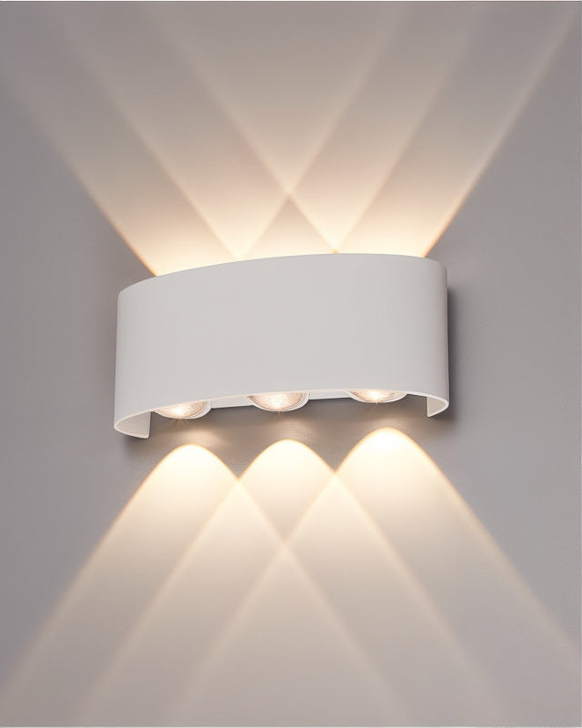 Carvallo Vägglampa | LED Utomhusbelysning IP65 | Modern & Väderbeständig | 25 cm Höjd