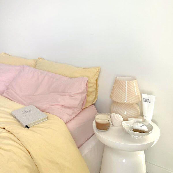 Glas Piltable Lampor | Varm LED Glöd | 7,5" Retro Design | USB eller Stickkontakt | Färgglad Vintage Stil