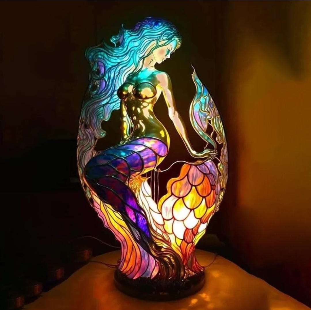 Carvallo - Färgglad Stained Glass Dekoration för Hemmet