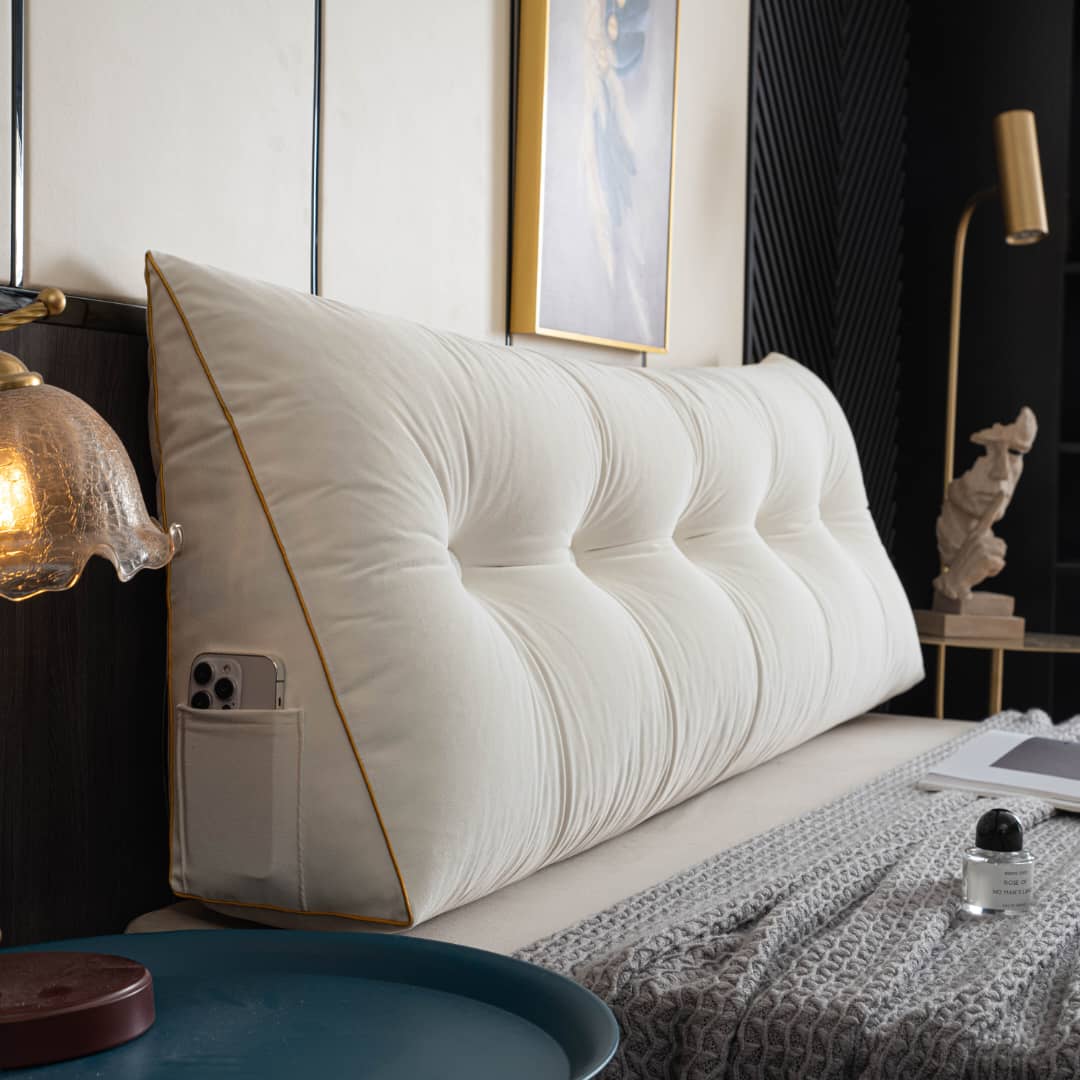 Ultimate Comfort Wedge Pillow – Rygg &amp; Nackstöd för Avkoppling