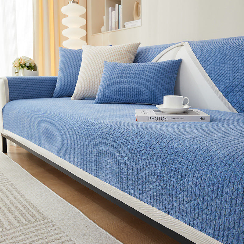 Veteöron Mönster Chenille Anti-Rip Sofföverdrag