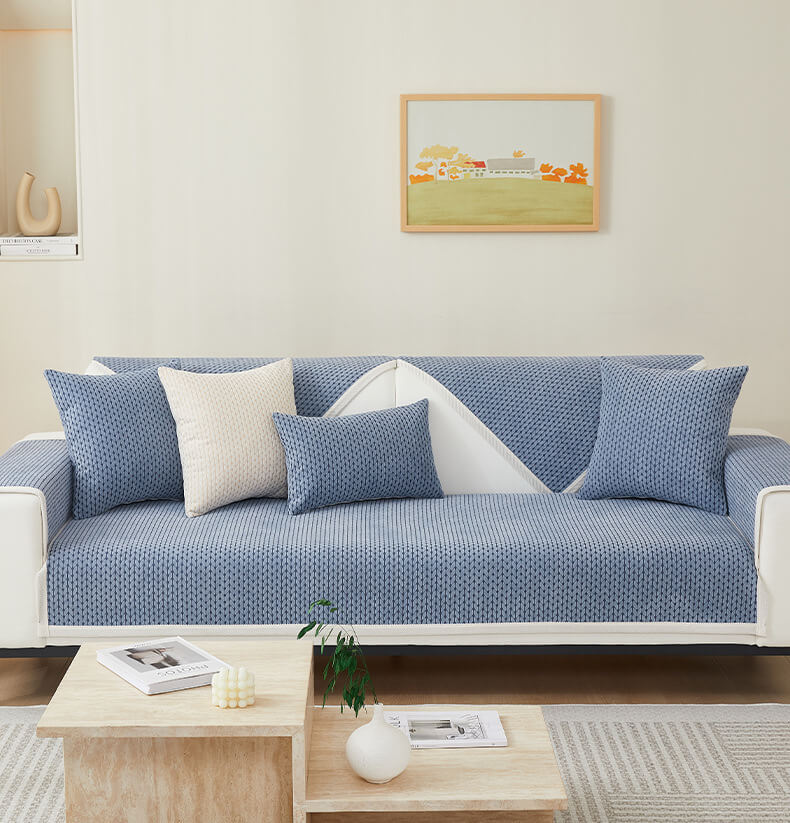 Veteöron Mönster Chenille Anti-Rip Sofföverdrag