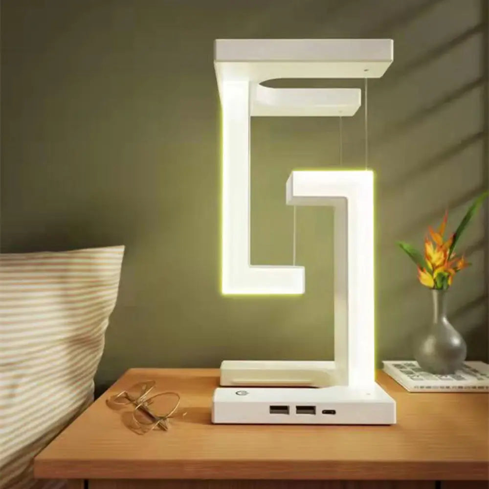 LED Skrivbordslampa Trådlös Laddning Modern