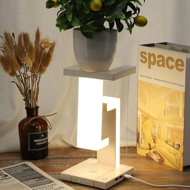 LED Skrivbordslampa Trådlös Laddning Modern