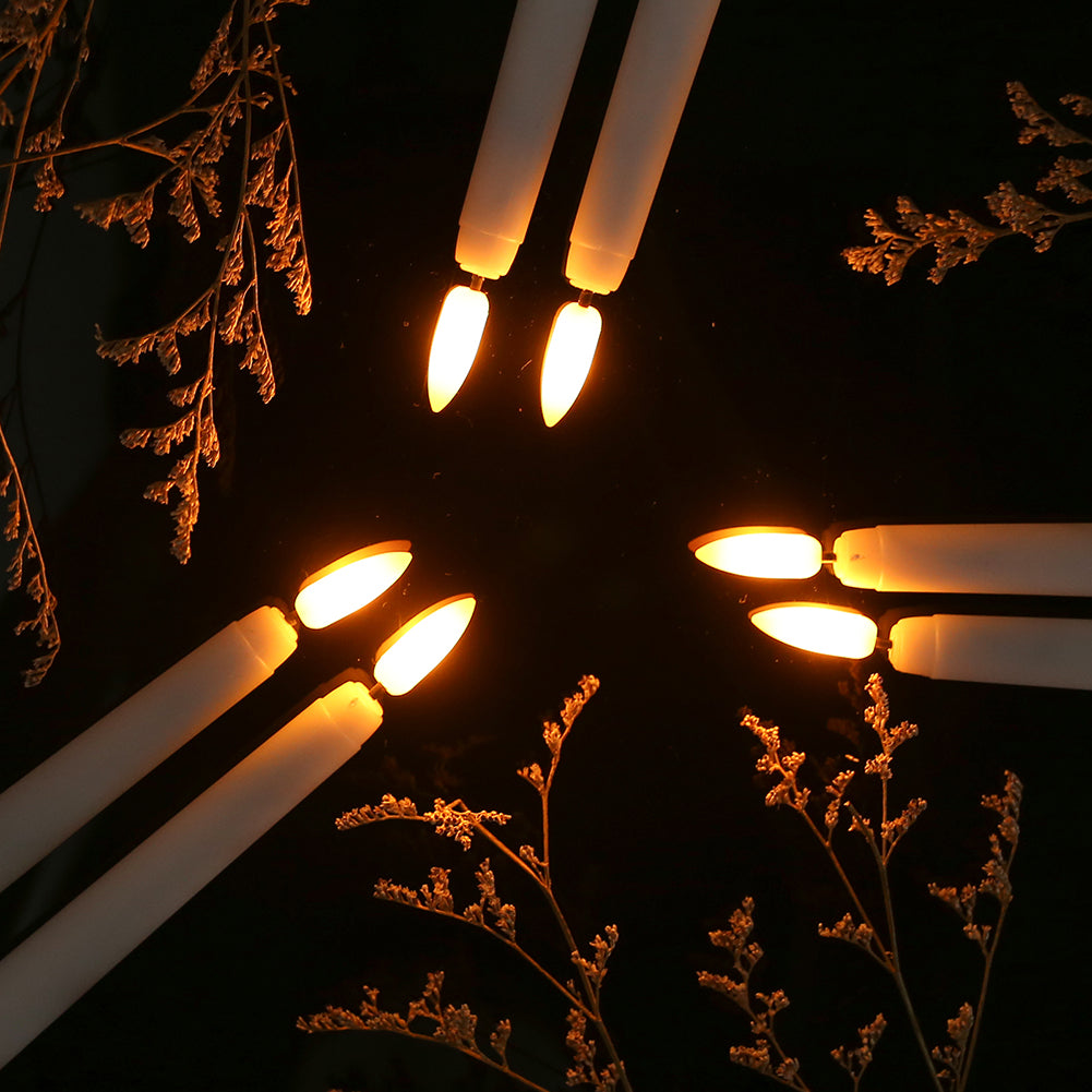 LED Stearinljus Höga Plast Taper Dekor