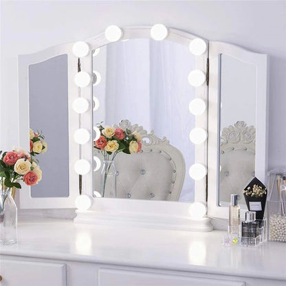 LED Sminkspegel Ljus Justerbar Rem