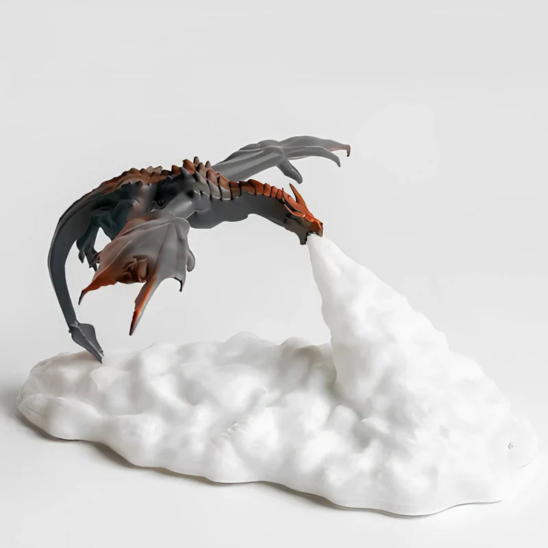 LED Fantasy Dragon Flame Bordslampa
