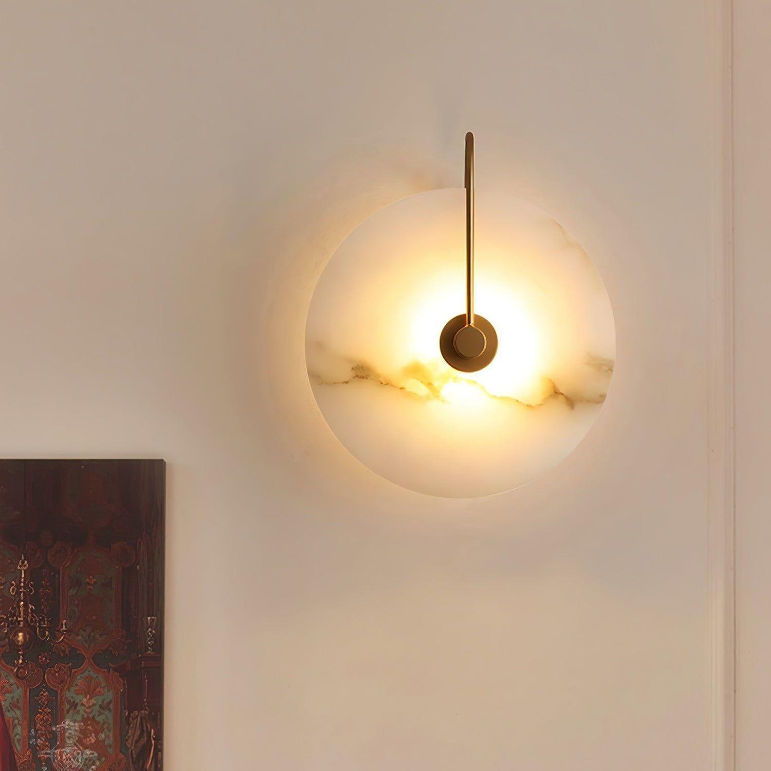 LuxeStone Light - Modern sten LED-vägglampa