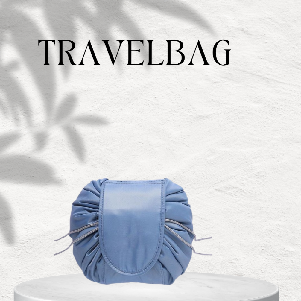 Carvallo - Kosmetiktask med snörning och stort utrymme