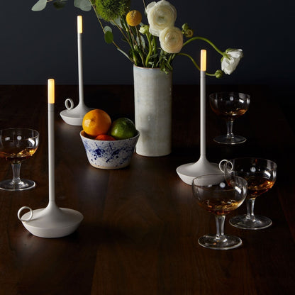 Bordslampa Med Brassy Finish LED Uppladdningsbar Lampa