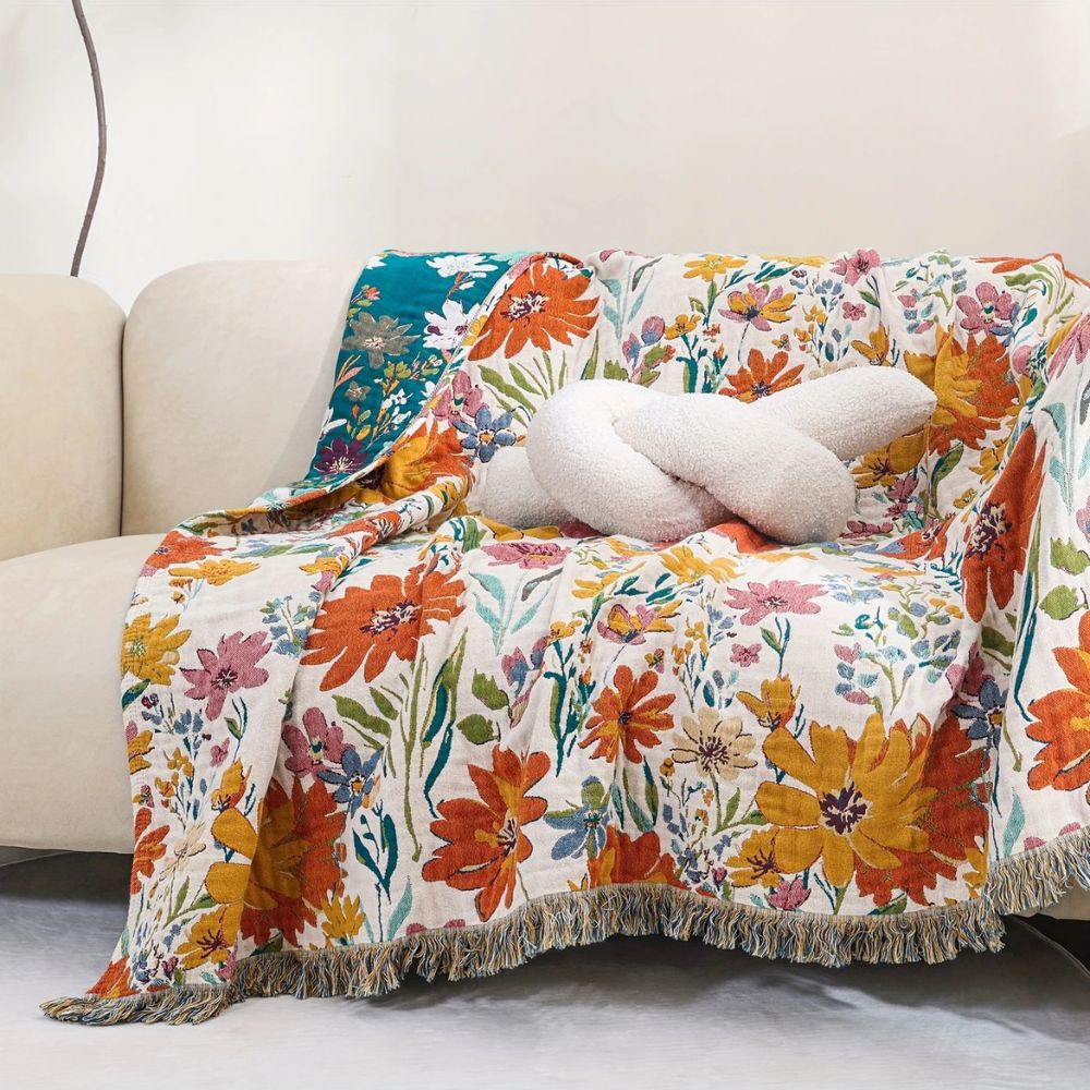 Wildflower Garden Bomullsfilt