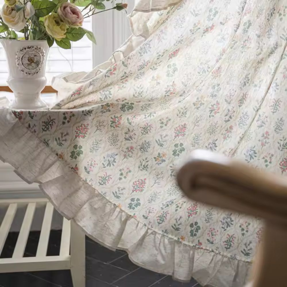 Wildflower Spets Volang Gardin