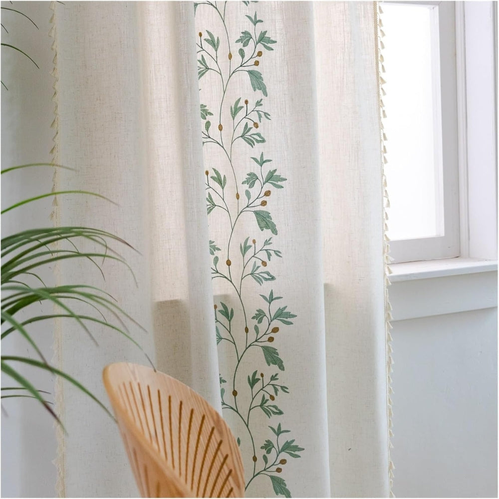 Willow Floral Elegance Fringed Gardin
