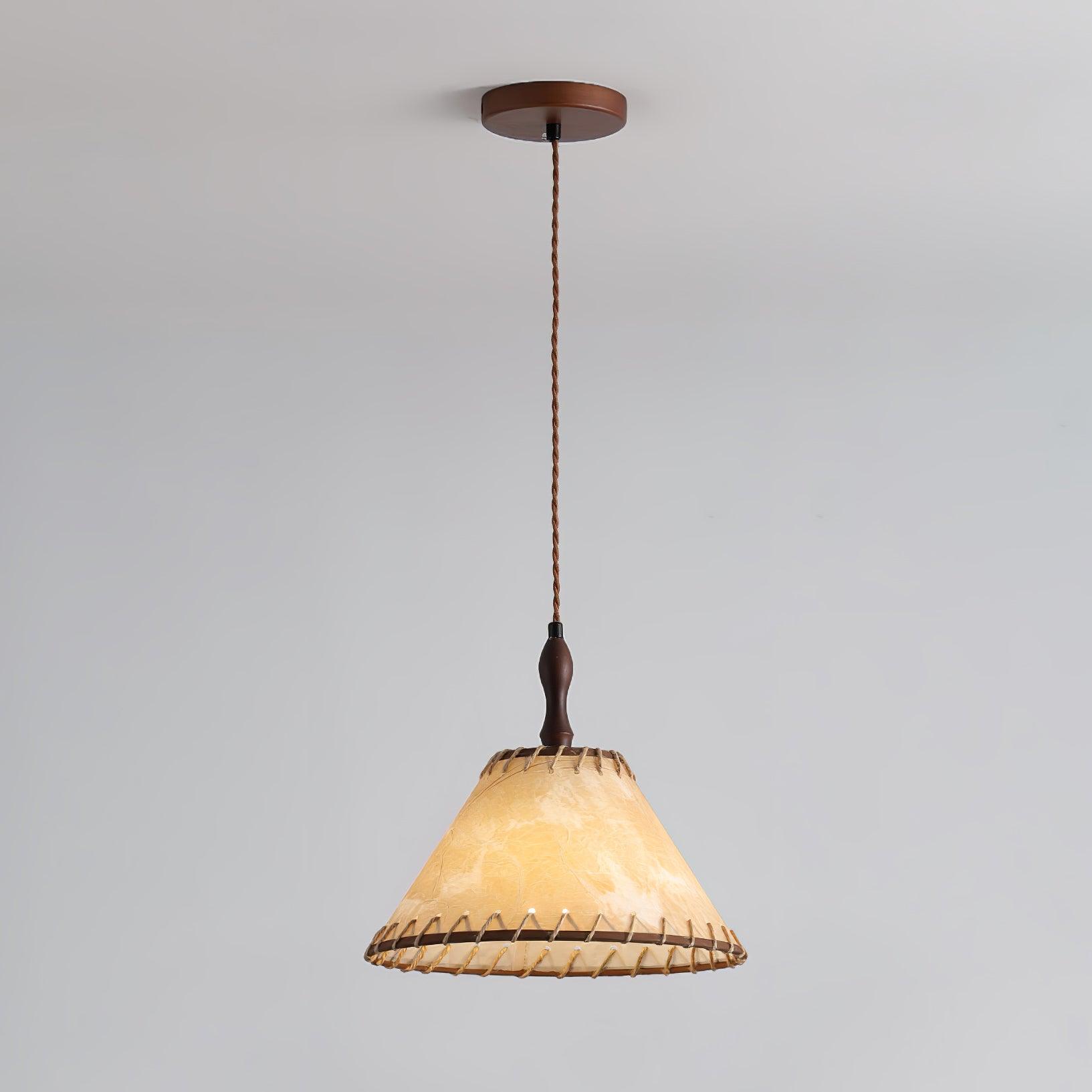 Ekluster – Elegant Trä Taklampa