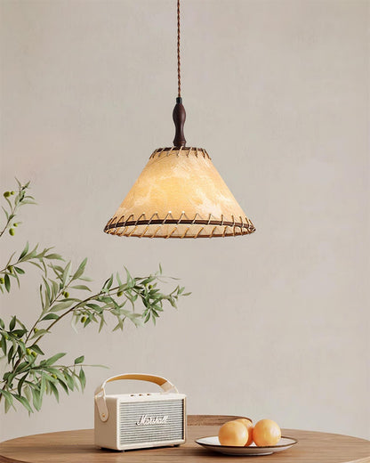 Ekluster – Elegant Trä Taklampa