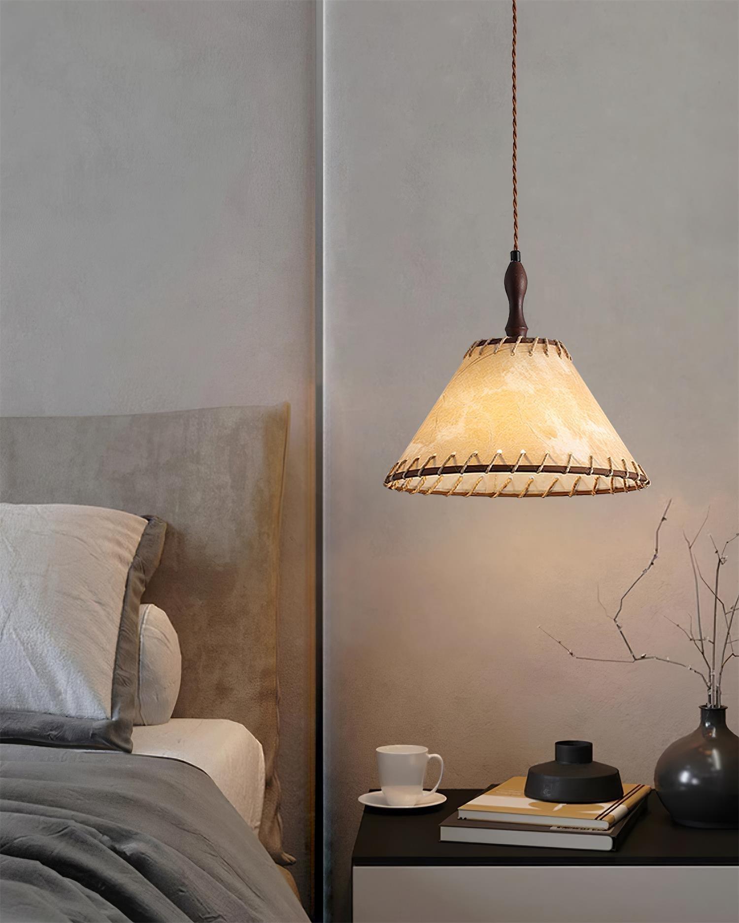 Ekluster – Elegant Trä Taklampa