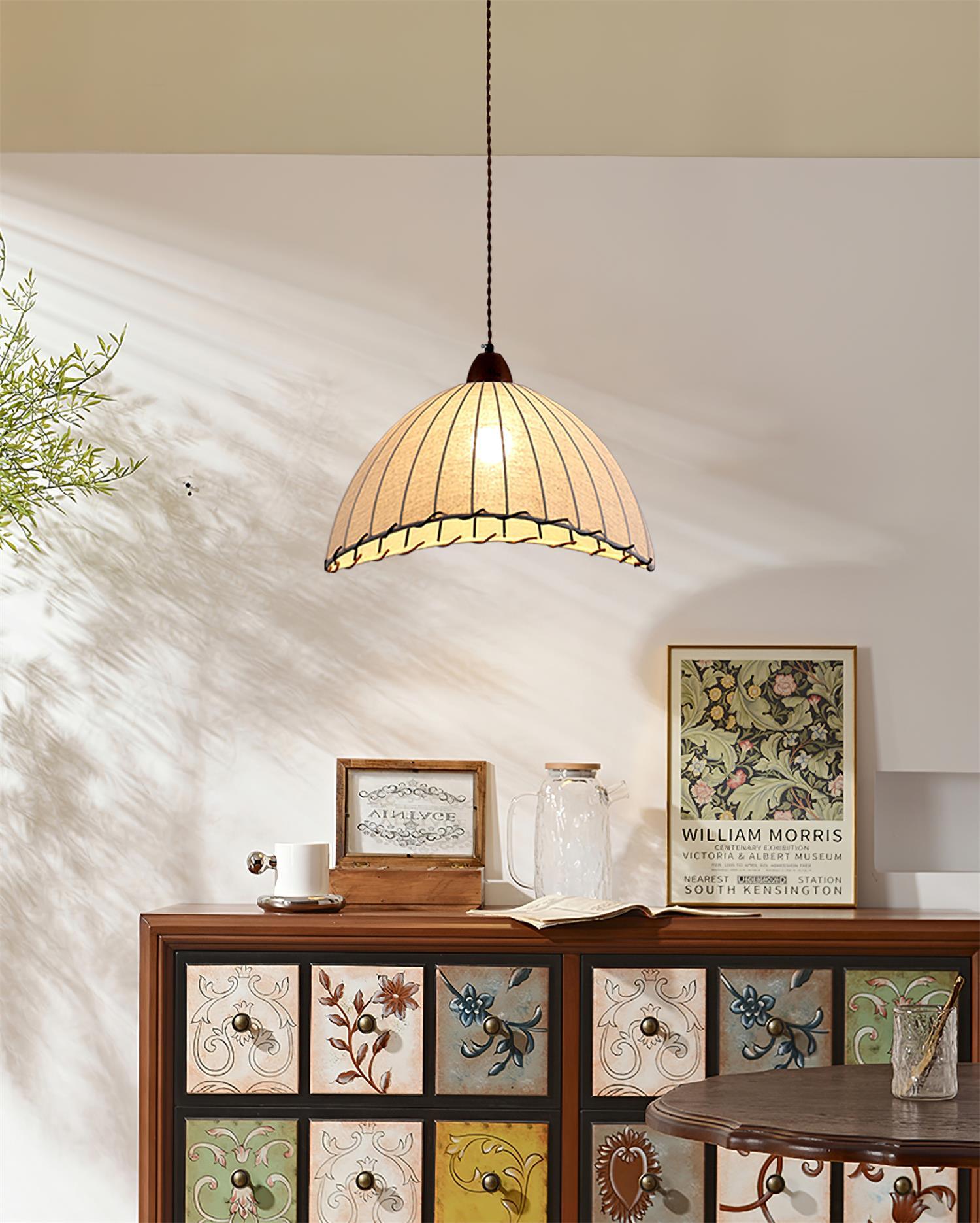 Ekluster – Elegant Trä Taklampa