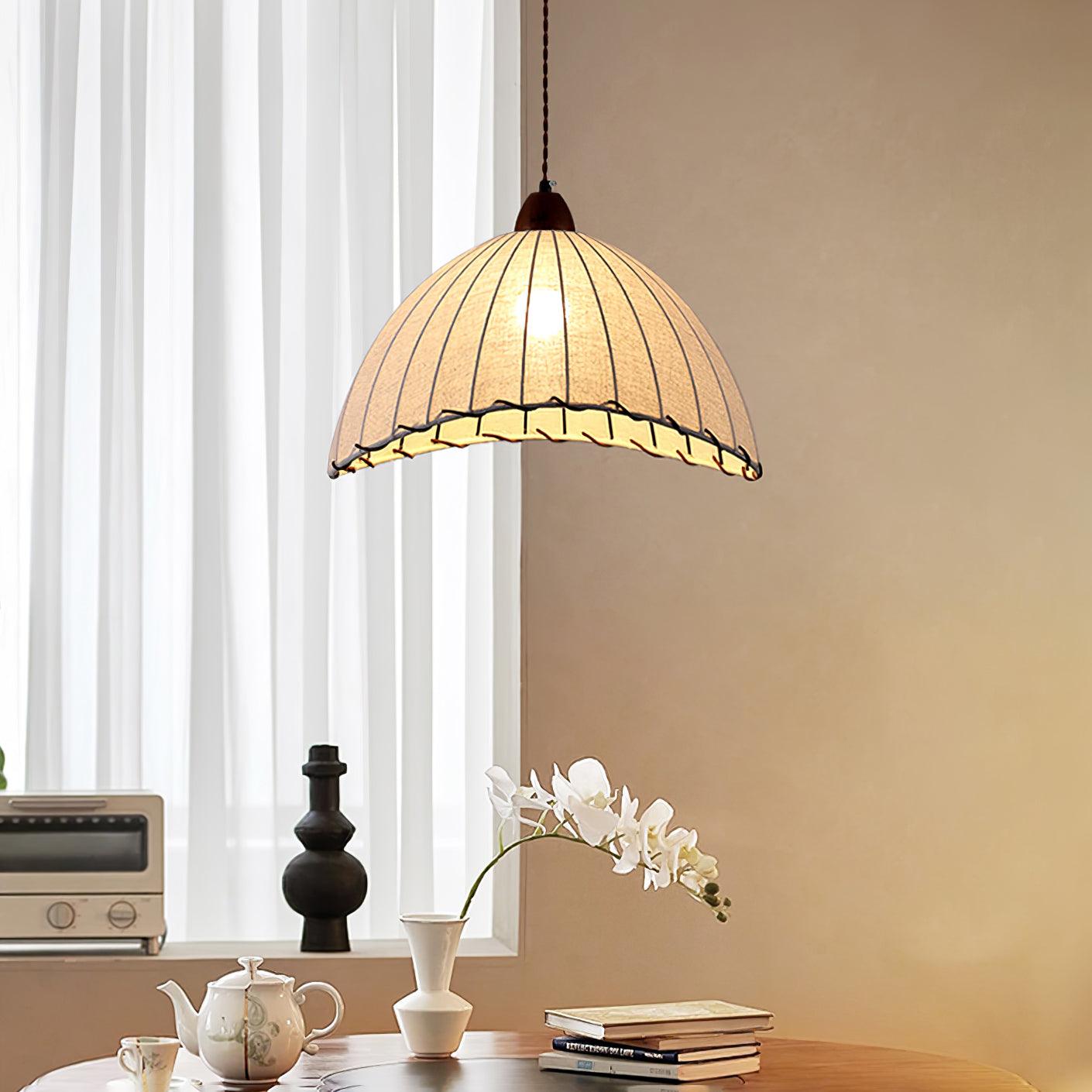 Ekluster – Elegant Trä Taklampa