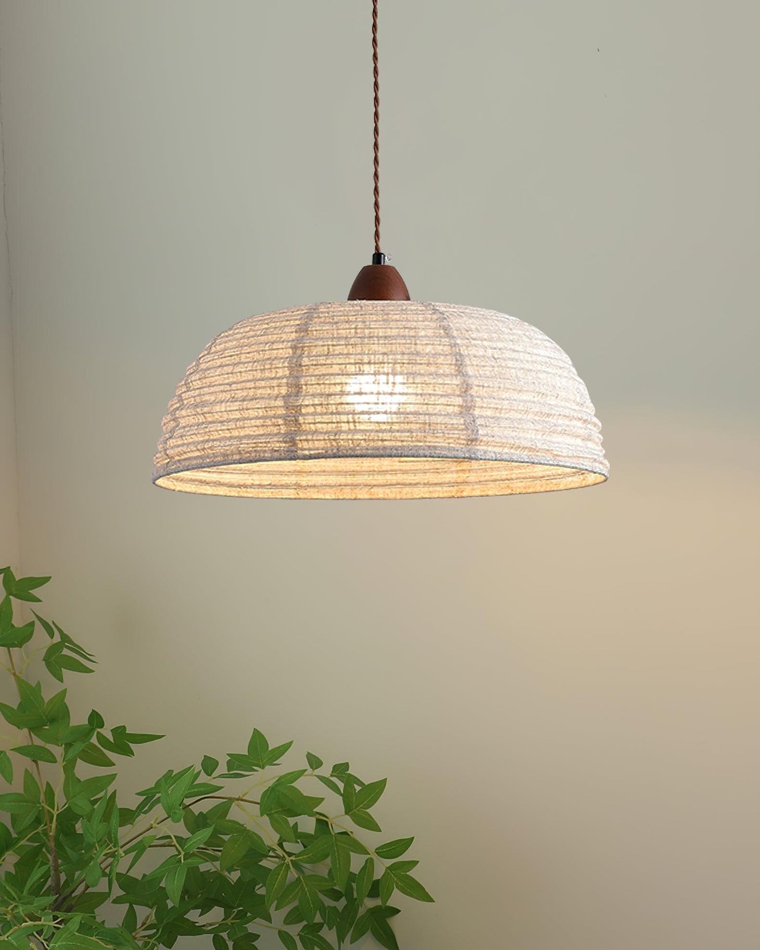 Ekluster – Elegant Trä Taklampa