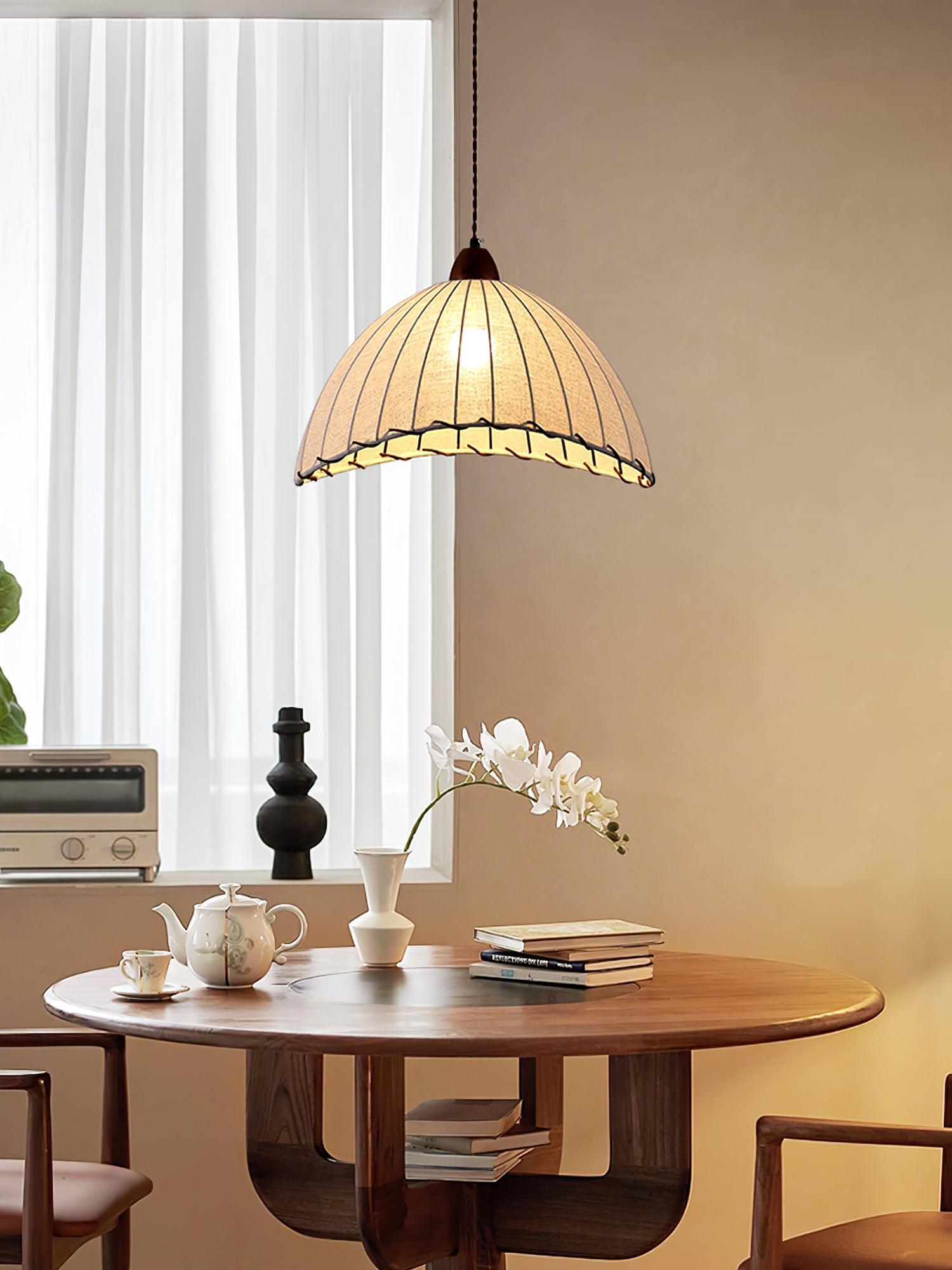 Ekluster – Elegant Trä Taklampa