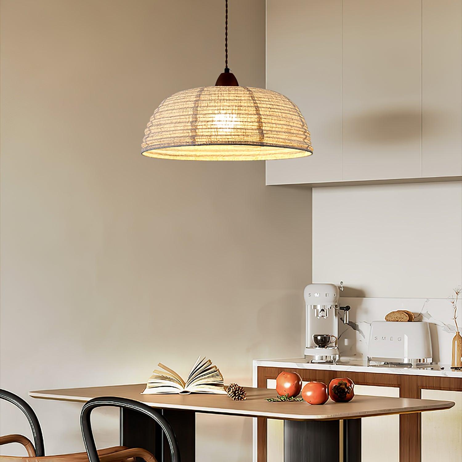 Ekluster – Elegant Trä Taklampa