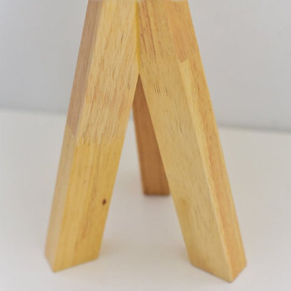 Trä Tripod USB Bordslampa