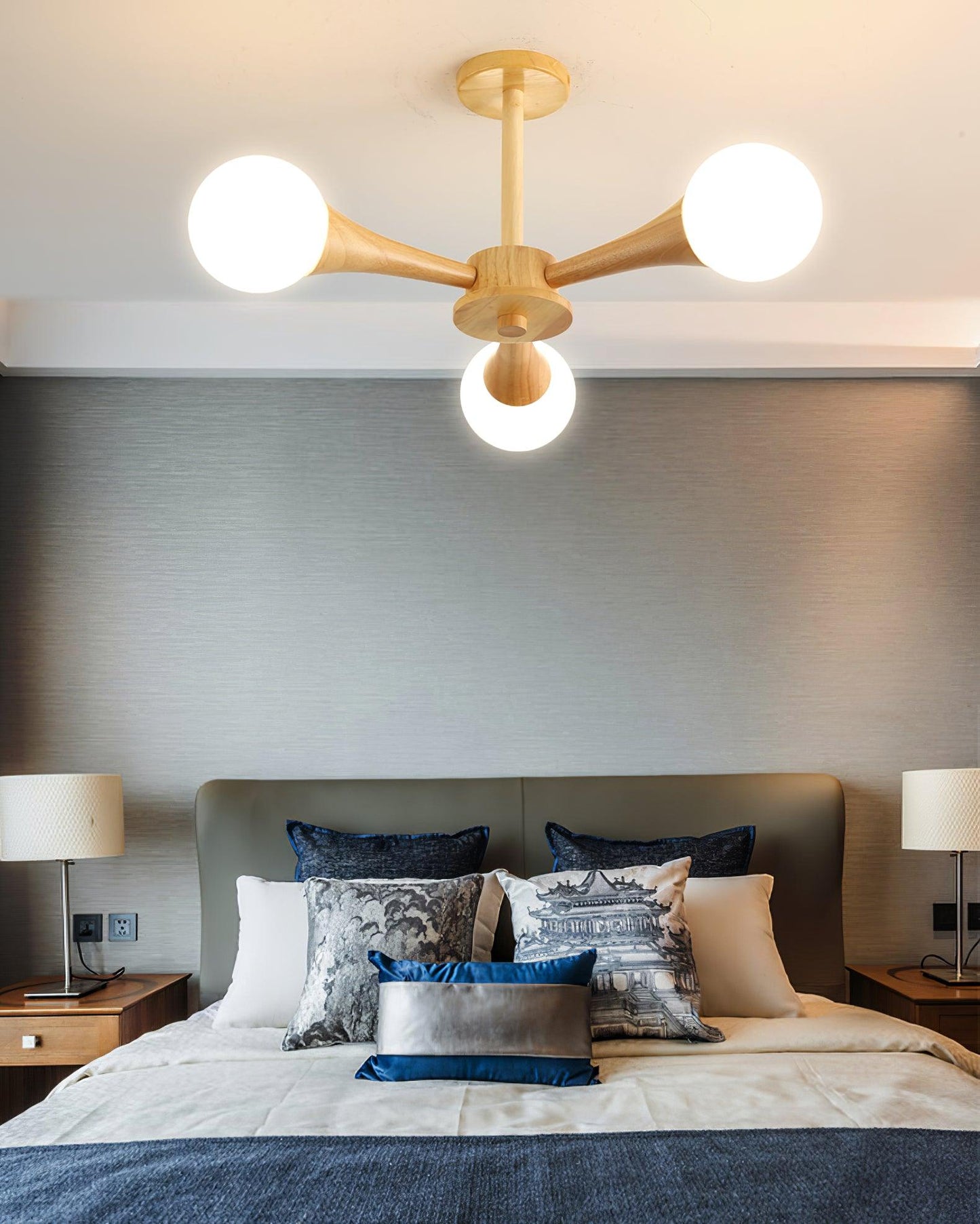 Mila - Elegant Trä Taklampa