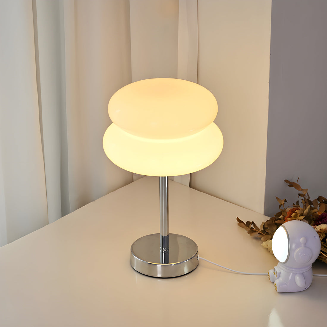 Macaron Glassbordslampa med trichromatisk dimming