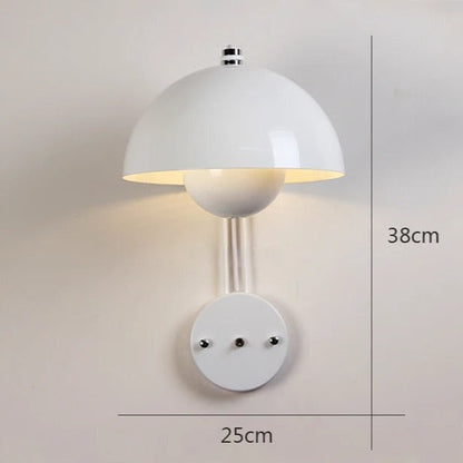 NightBud - Modern vägglampa med svampdesign
