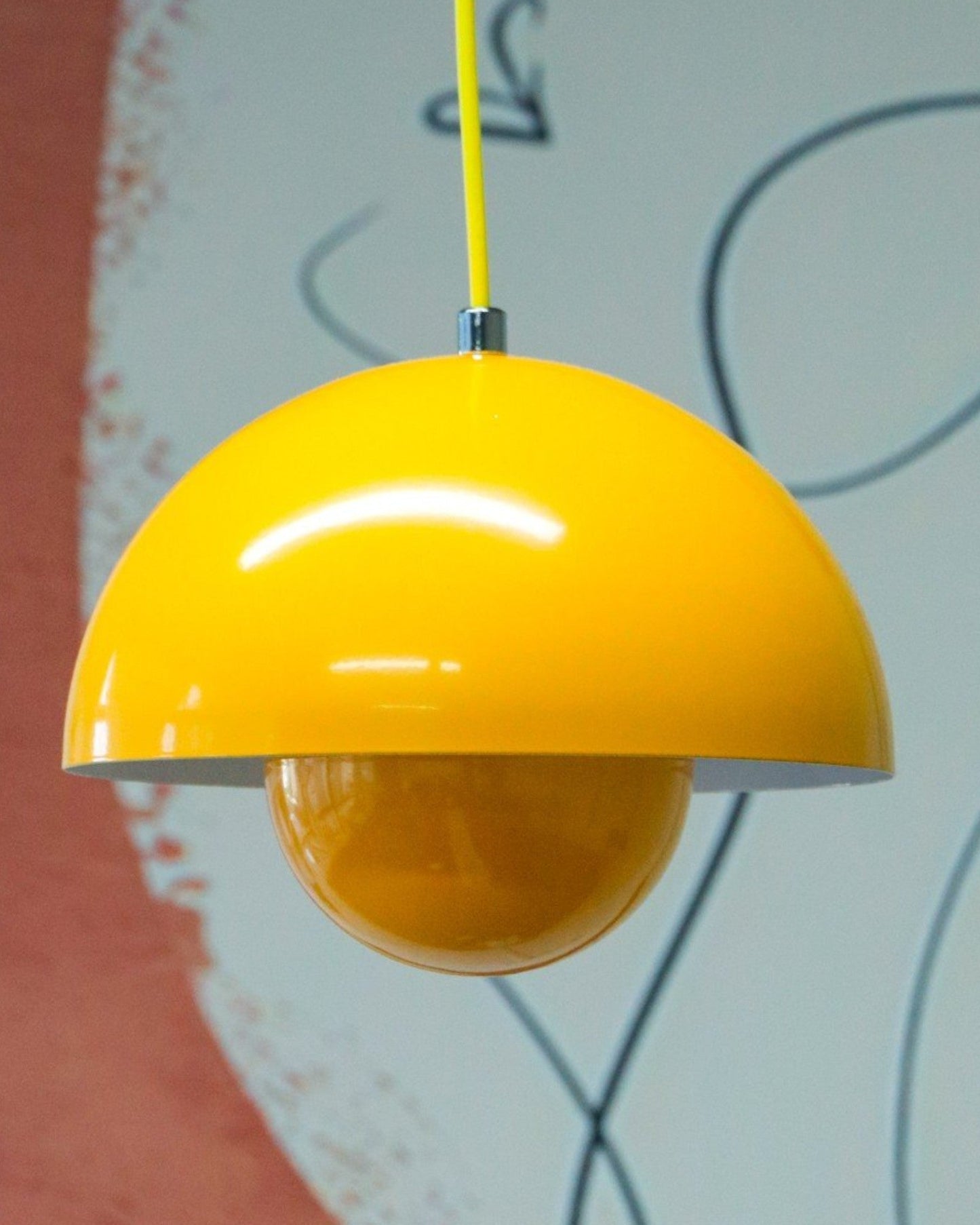 Carvallo – Ø23cm Taklampa med Justerbar 2m Sladd och Varm Vit Ljus