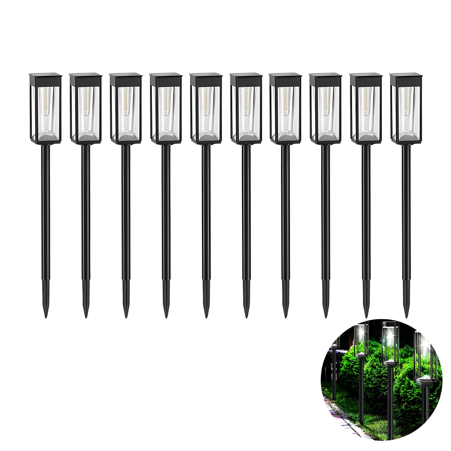 BrightBound Light – Solcellsdrivna LED-trädgårdslampor för utomhusbruk