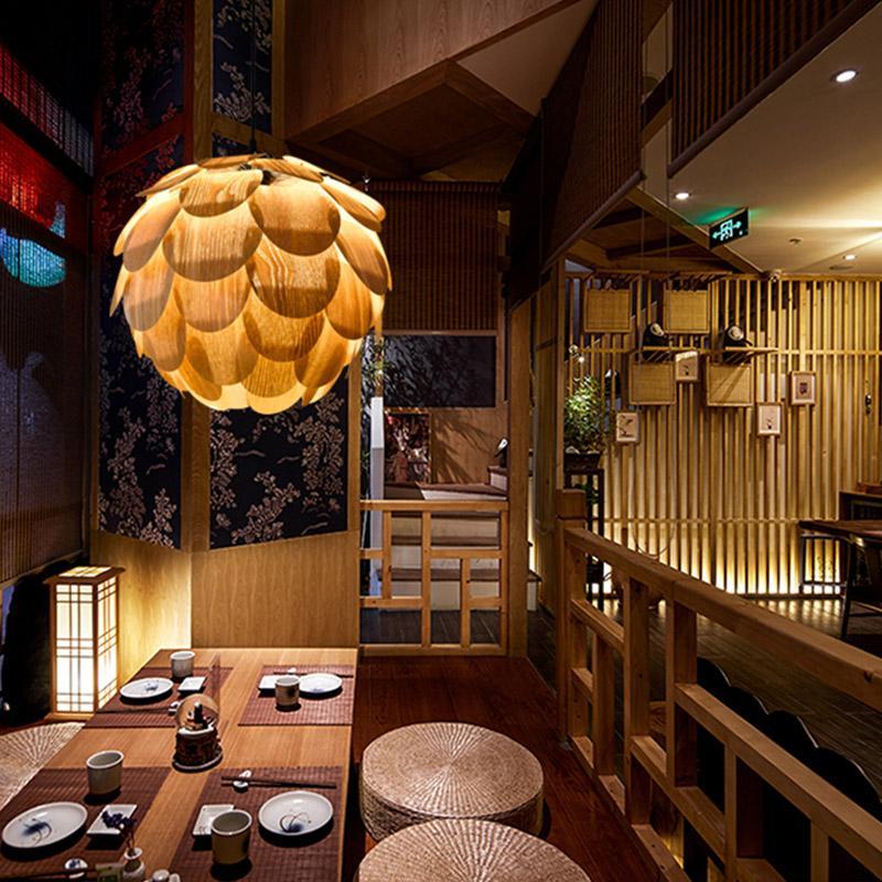 Rustikalt Ananasformat Hänglampa