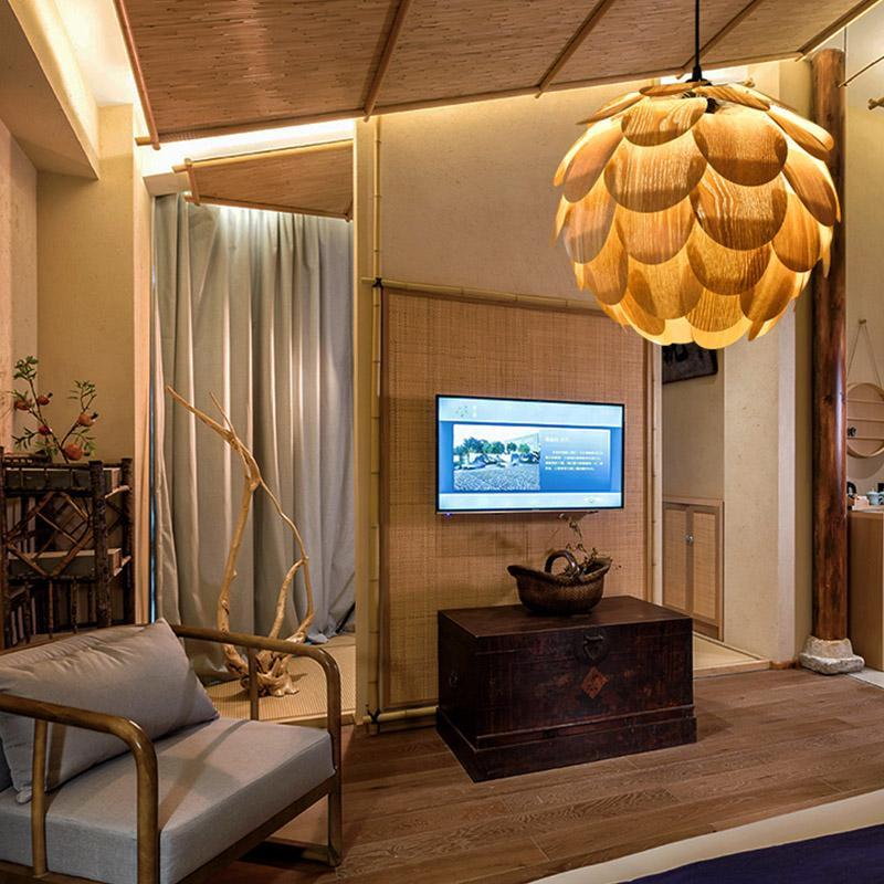 Rustikalt Ananasformat Hänglampa