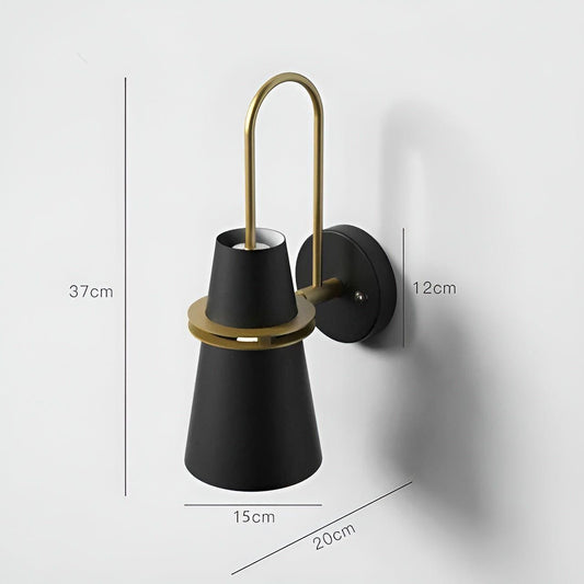 LuxeHorn Glow - Macaron Designer Vägglampa med Modern Horn Elegans