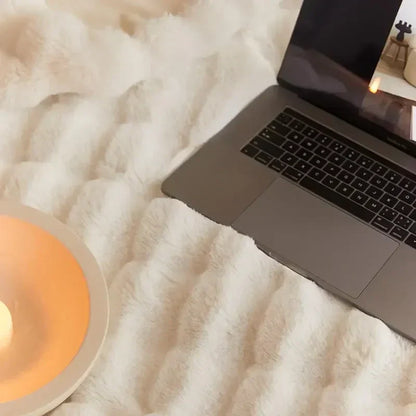 Fleece Filt För Soffa Och Säng