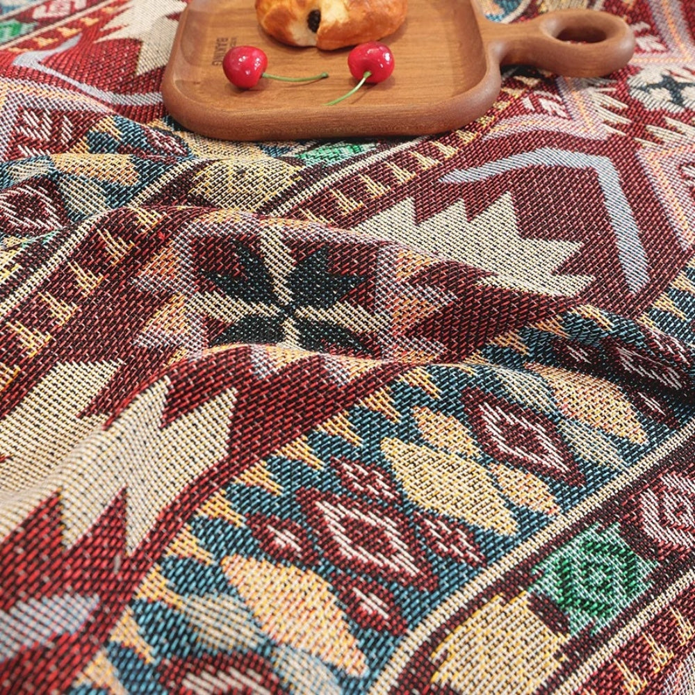 Zarela Boho Chenille Sofasläp Cover