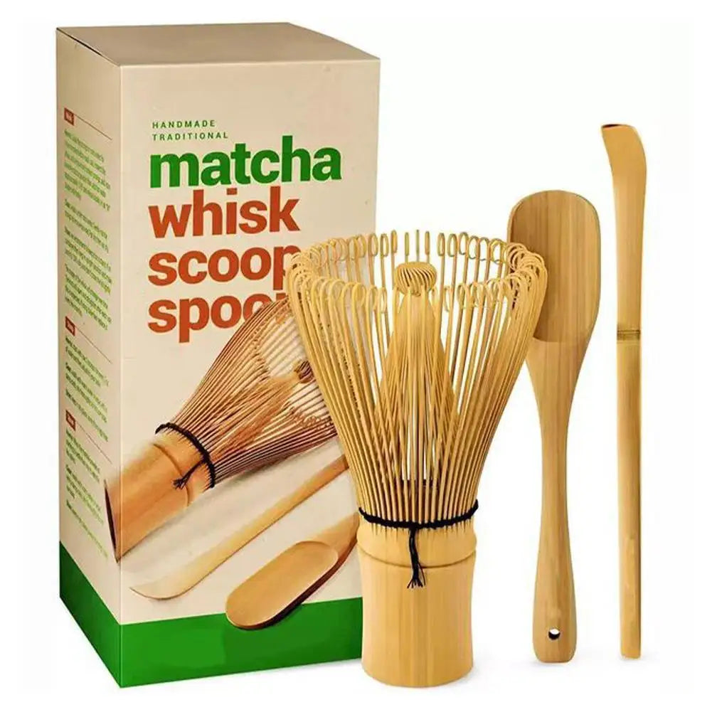 ZenMatcha Premium Bambusvisp Set - Autentisk Matcha-upplevelse