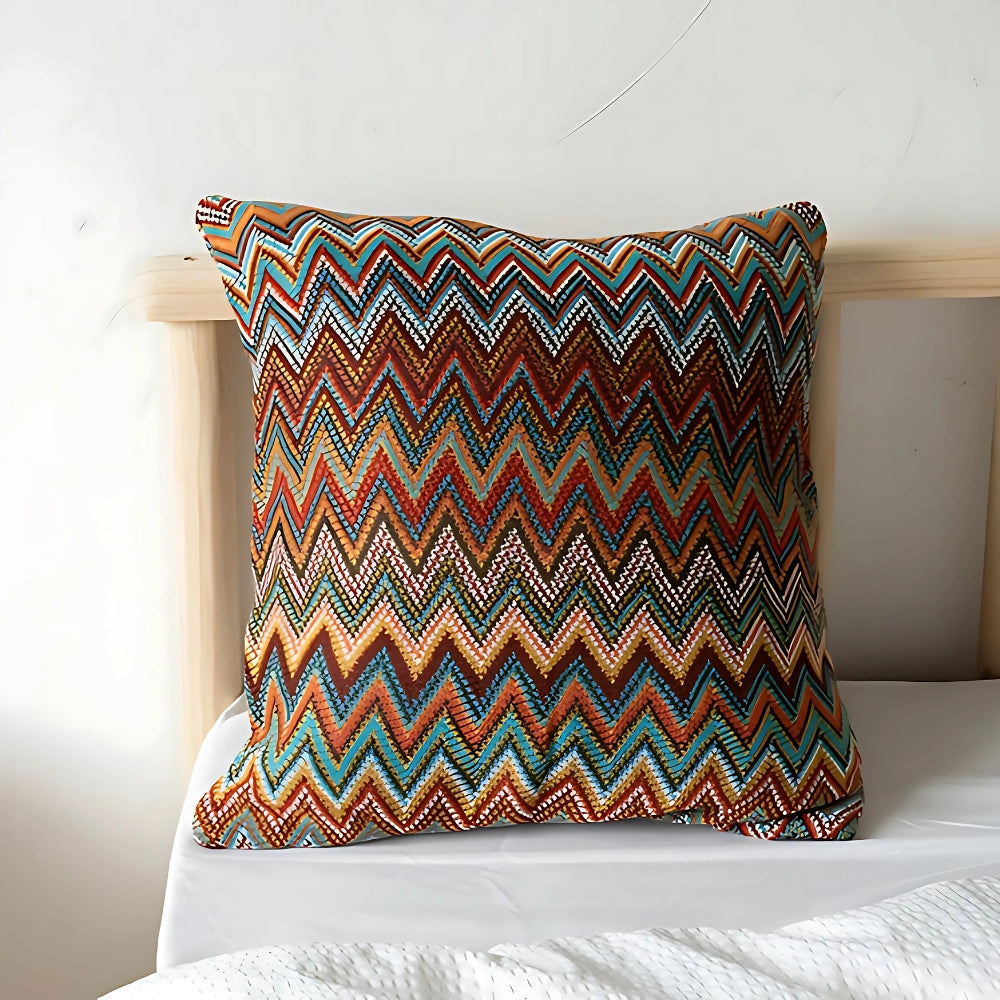 Zigzag Stick Boho Kuddöverdrag