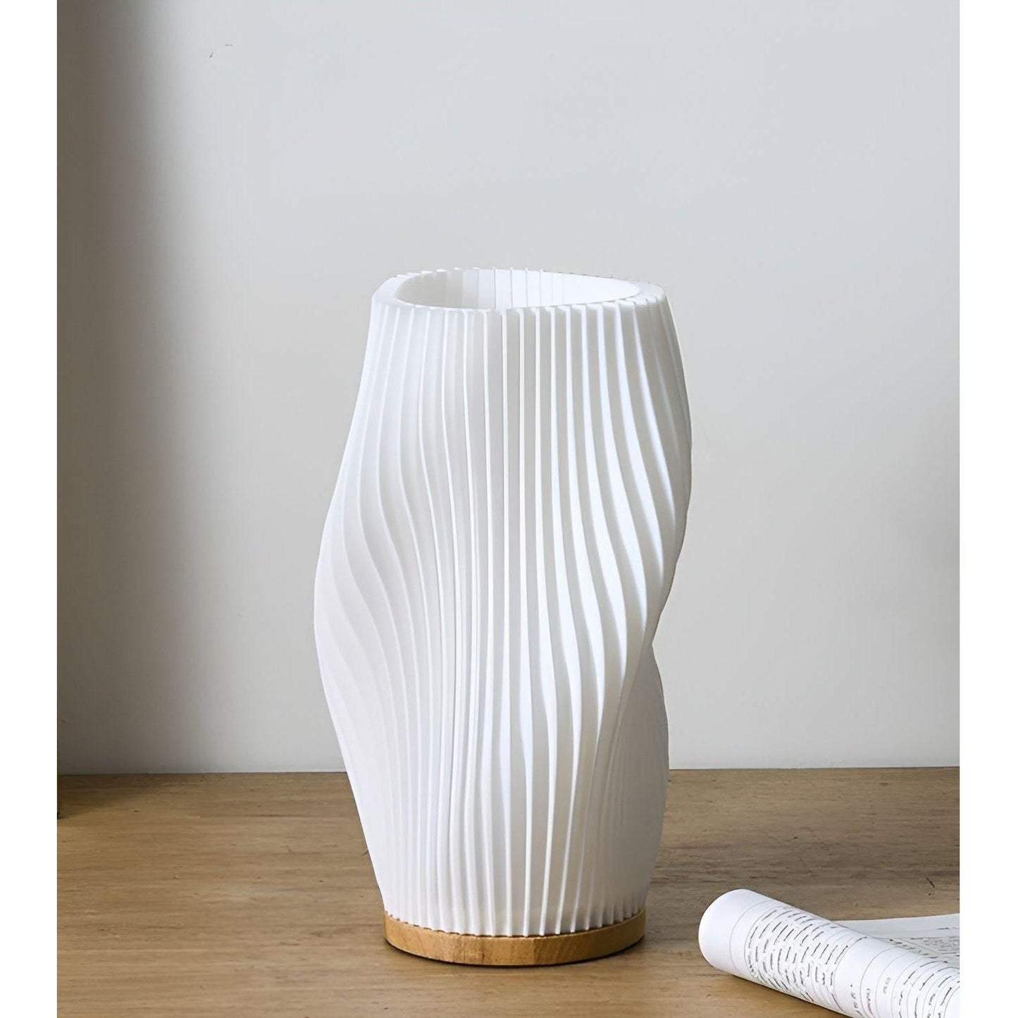 ChicPleats Lampa - Luksusig Fransk Kräm Ficklampor för en Mysig Atmosfär