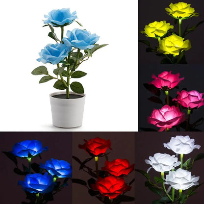 SolarBloom - Solenergi Lotusblomma Trädgårdslampa – Dekorativ LED Utomhusbelysning