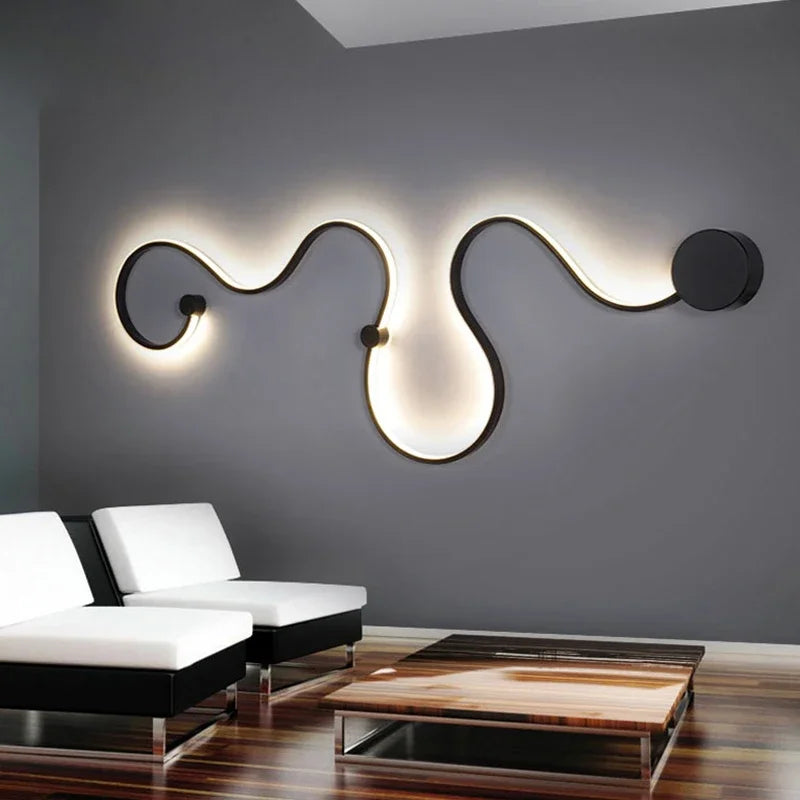 LuminovaGlow - Modern LED Vägglampa för Inomhusbruk
