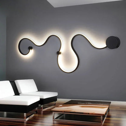 LuminovaGlow - Modern LED Vägglampa för Inomhusbruk