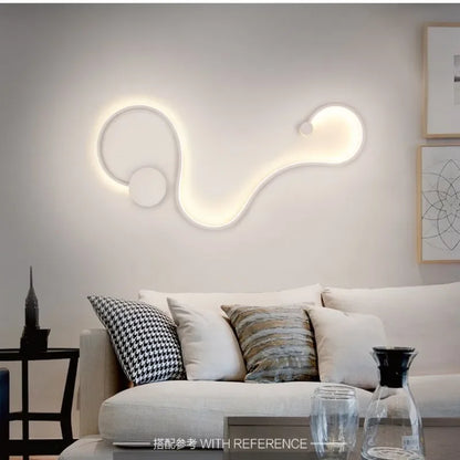 LuminovaGlow - Modern LED Vägglampa för Inomhusbruk