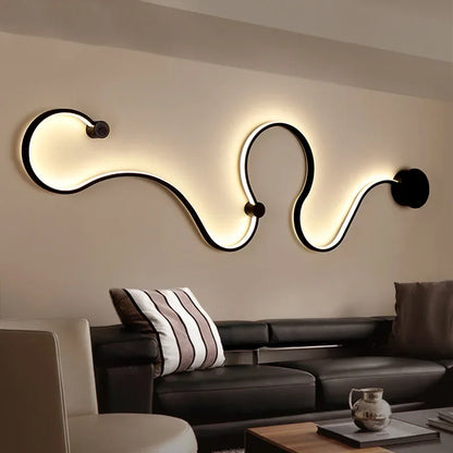 LuminovaGlow - Modern LED Vägglampa för Inomhusbruk